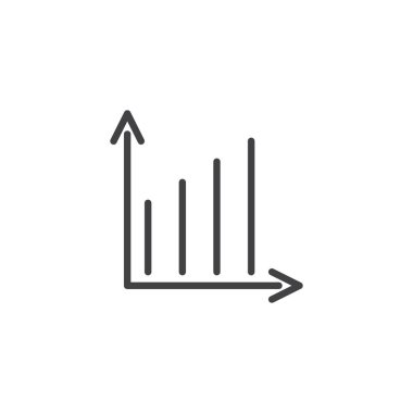 İş grafik anahat simgesi