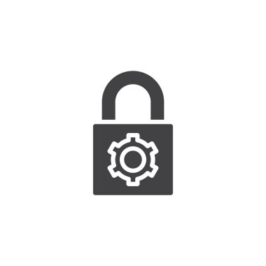 Gizlilik ayarları vektör simgesi