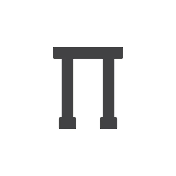 Pi 字母向量图标 — 图库矢量图片
