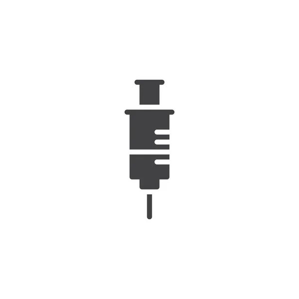 Ícone de vetor de injeção de seringa —  Vetores de Stock
