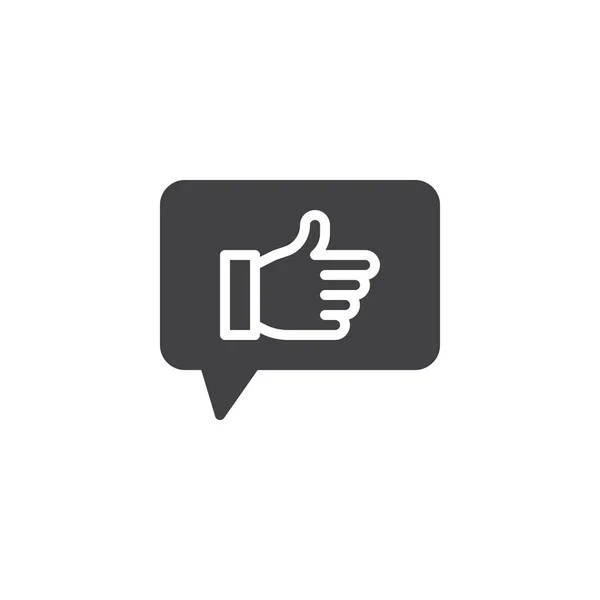 Like feedback vector icon — Stock Vector