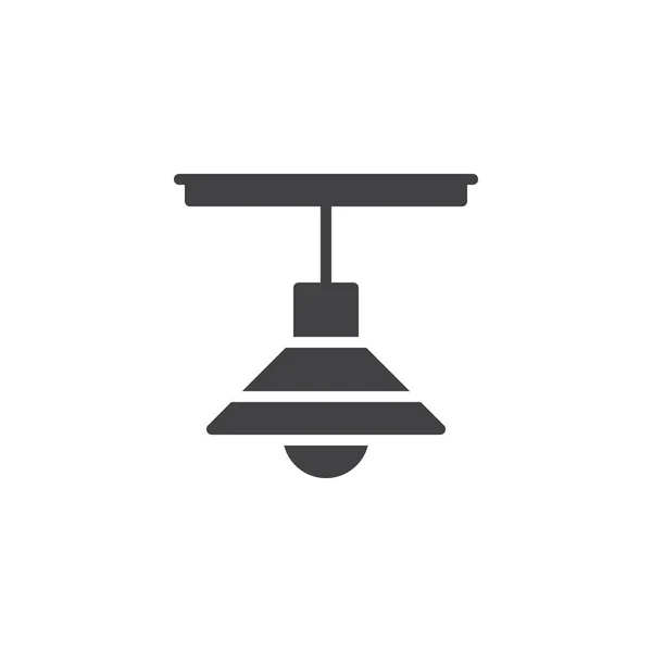 Ícone do vetor da lâmpada de teto —  Vetores de Stock