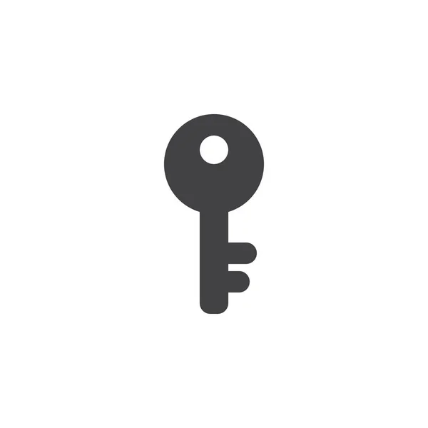 Door key vector icon — Stock Vector