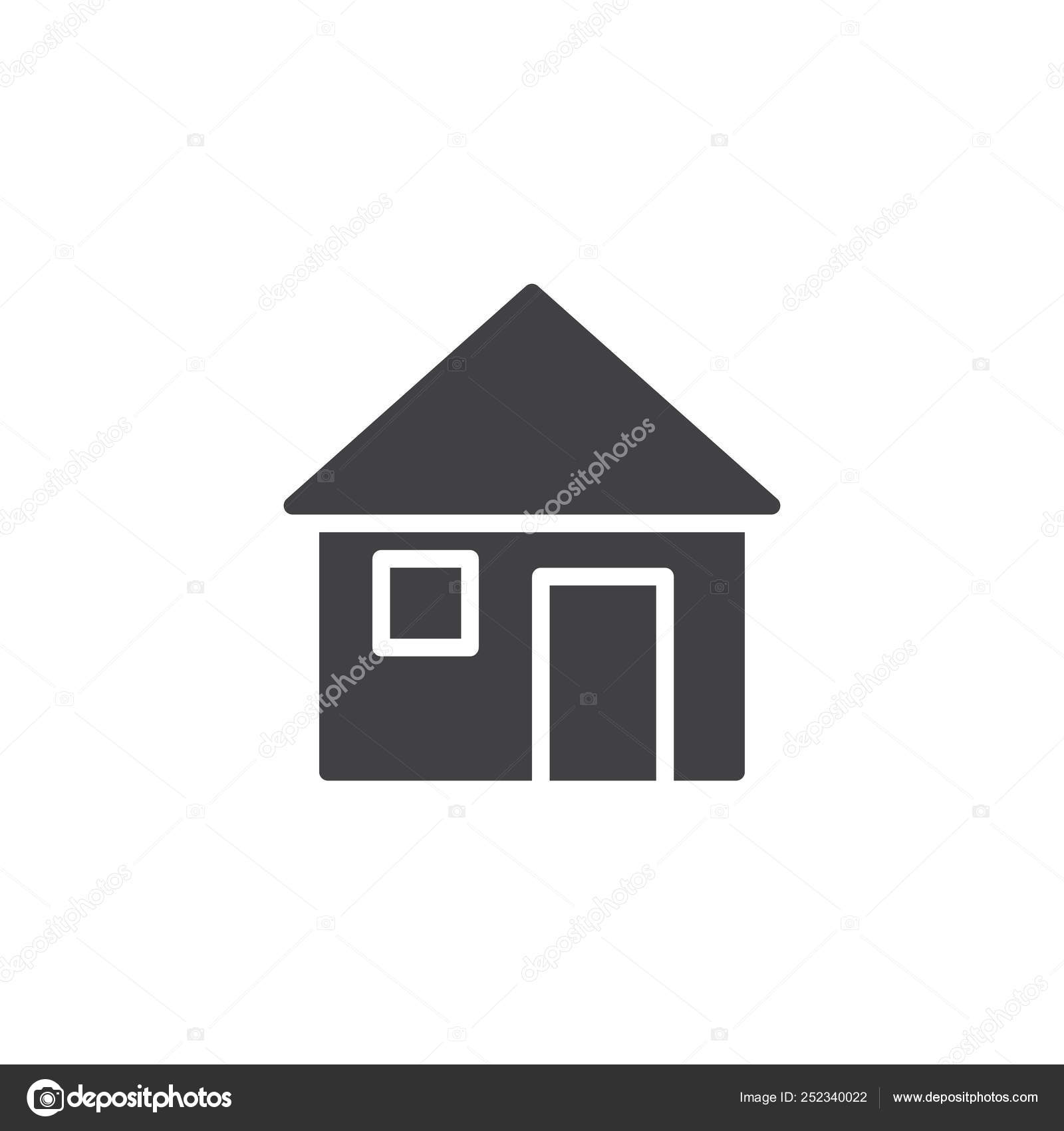 House model vector icon Stock Vector by ©avicons 252340022