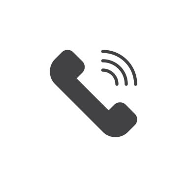 telefon arama vektör simgesi