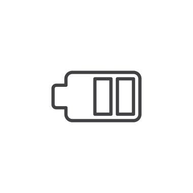 Pil düzeyini anahat simgesi