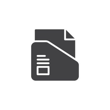 dosya dizin vektör simgesi