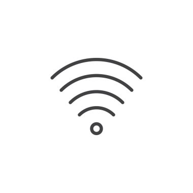 Kablosuz ağ anahat simgesini