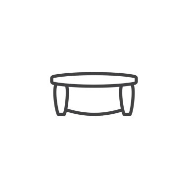 Kanepe en iyi görünümü anahat simgesini