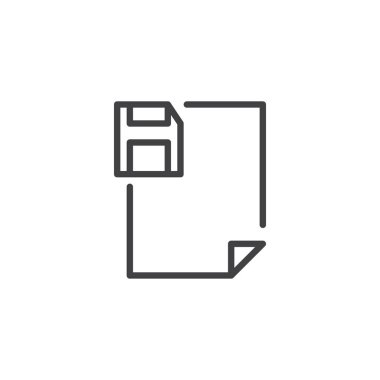 Dosya belge anahat simgesini Kaydet