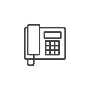 Ofis telefon anahat simgesini