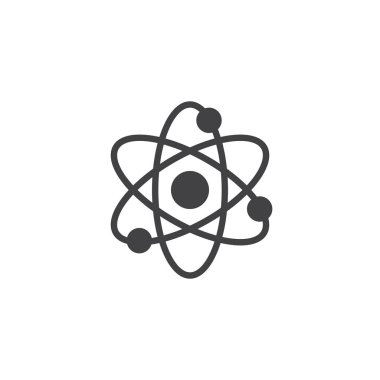 Atom yapısı vektör simgesi