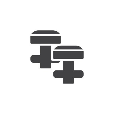 Kol düğmeleri vektör simge mans