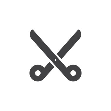 Makas vektör simgesi