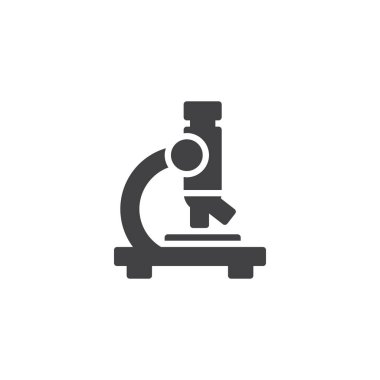 Mikroskop Vektör Simgesi
