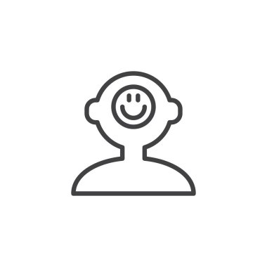 İyi bir ruh hali insan aklının anahat simgesini