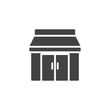 Asya restoran Binası vektör simgesi
