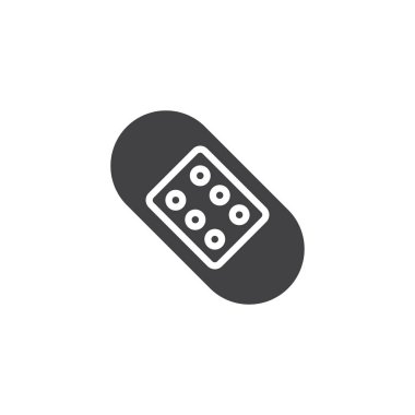 Tıbbi yama vektör simgesi