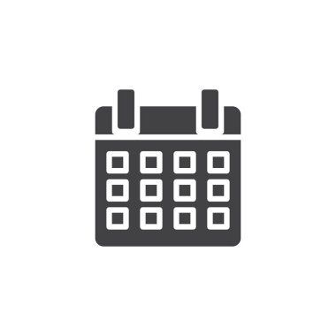 Takvim vektörü simgesi