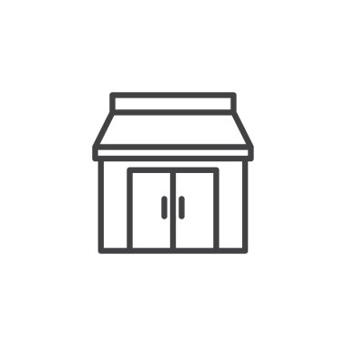 Asya restoran Binası anahat simgesini