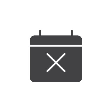İptal olay günü vektör simgesi