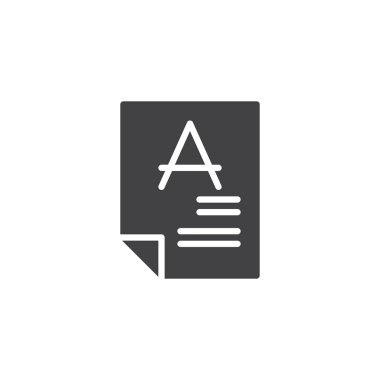 Test sonuçları vektör simgesi