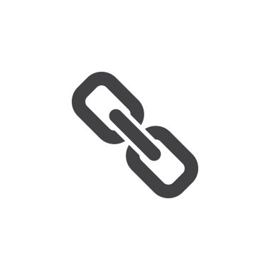 Bağlantı zinciri vektör simgesi