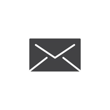 Zarf iletisi vektör simgesi