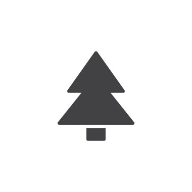 Xmas ağaç vektör simgesi