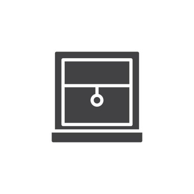 Pencere çerçevesi Panjur vektör simgesi olan