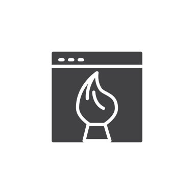 Web tasarım vektörü simgesi