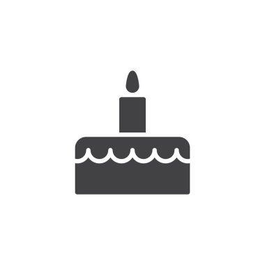 Parti pasta vektör simgesi