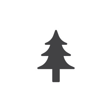 Xmas ağaç vektör simgesi