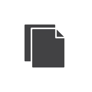 kağıt dosya vektör simgesi