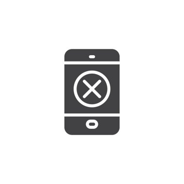 Sil düğmesini vektör simgesi ile tablet