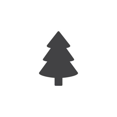 Xmas Ladin ağacı vektör simgesi