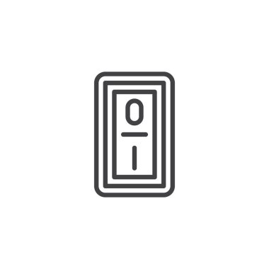 Güç anahtarı düğmesini anahat simgesini