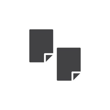 Belge dosyaları vektör simgesi