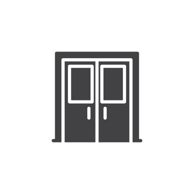 Giriş kapı vektör simgesi