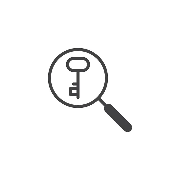 Keyword Search vector icon. — Stock Vector