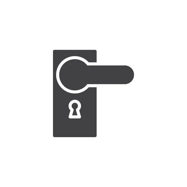 Door handle vector icon — Stock Vector
