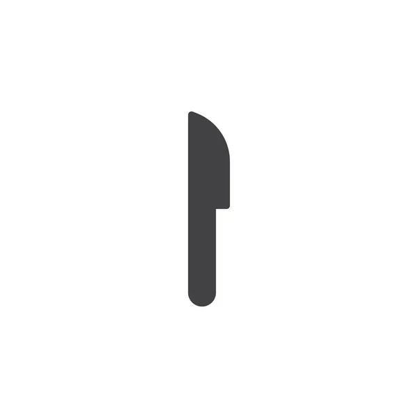 Tabla Cuchillo vector icono — Vector de stock