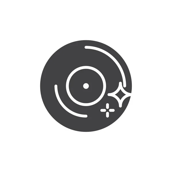 Vinyl záznam vektorové ikony — Stockový vektor