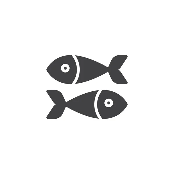Fish food vector icon — Stock Vector