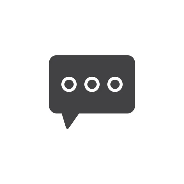 Chat message vector icon — Stock Vector