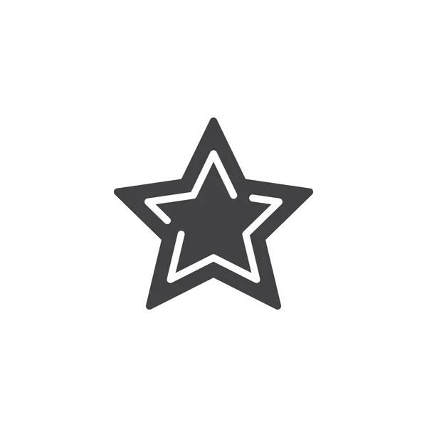 Ikona hodnocení hvězdy vektoru — Stockový vektor