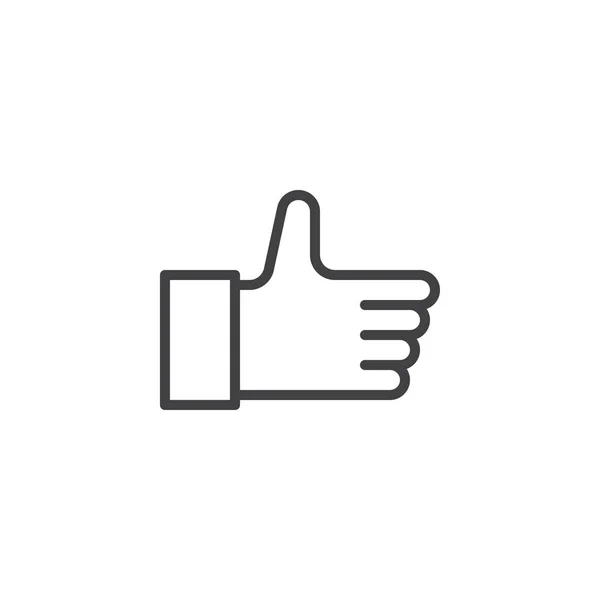 Como ícone de esboço de gesto de feedback — Vetor de Stock