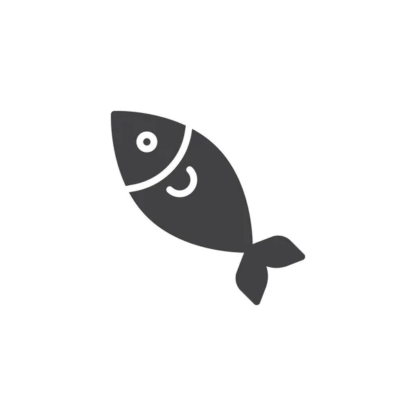 Fish food vector icon — Stock Vector