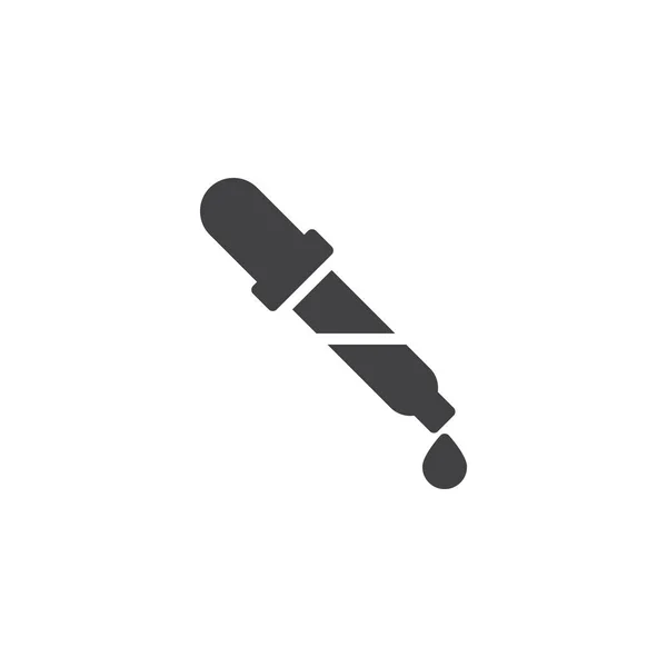 Eyedropper, icono de vector de herramienta de diseño — Vector de stock
