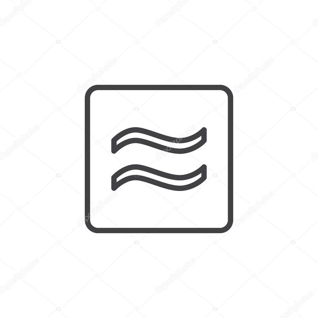 Approximately Equal Outline Icon Linear Style Sign For Mobile Concept And Web Design Mathematics Sign Simple Line Vector Icon Symbol Logo Illustration Pixel Perfect Vector Graphics Premium Vector In Adobe Illustrator